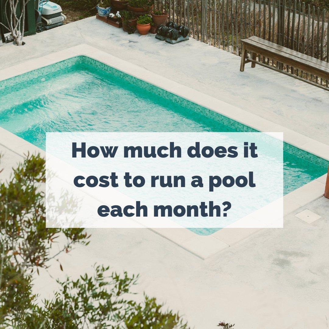 How much does it cost to run a pool per month?